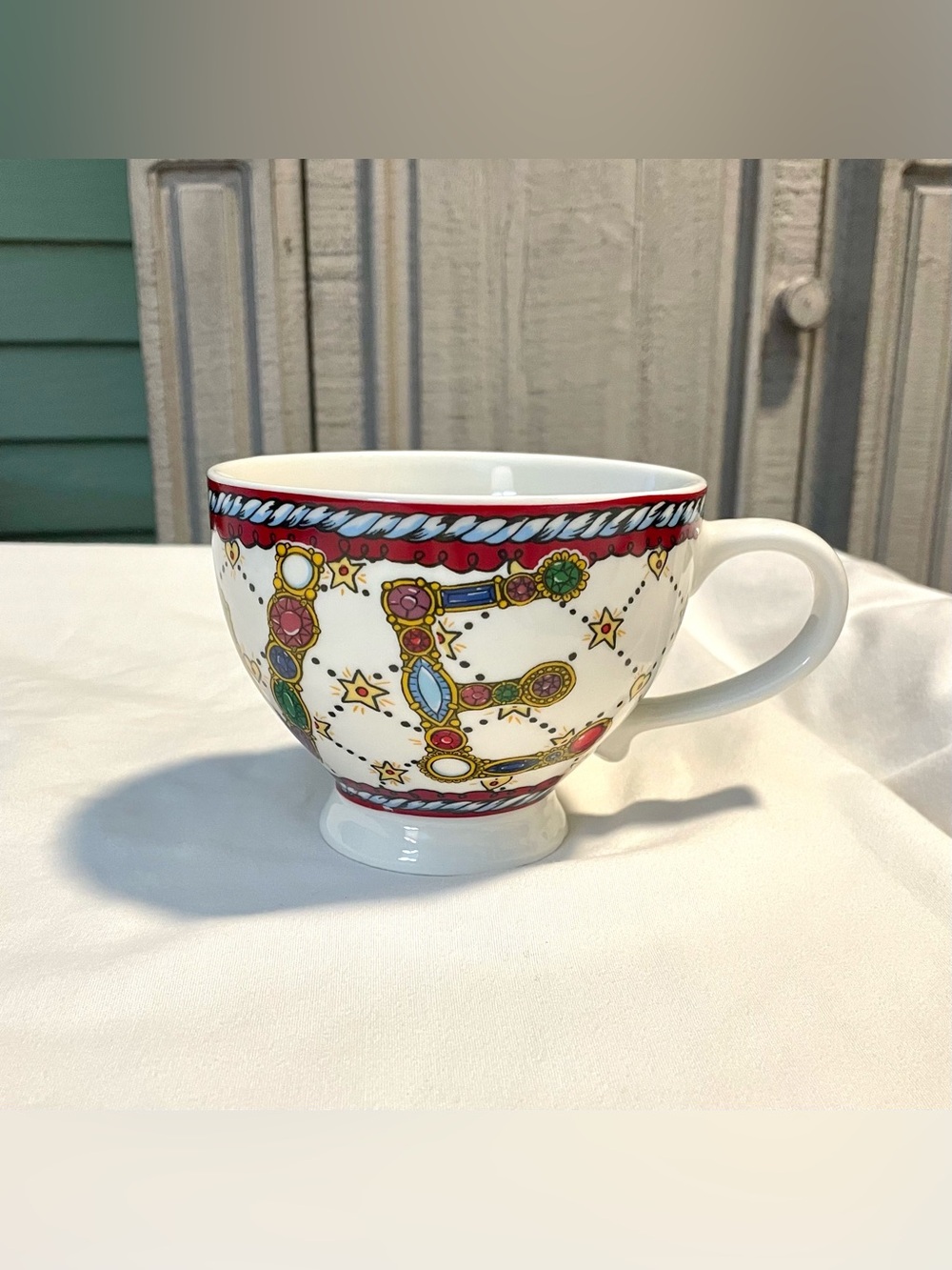 Brighton Jewel And Love Mug/Cup - Medium Ceramic - Limited Edition - “LOVE”